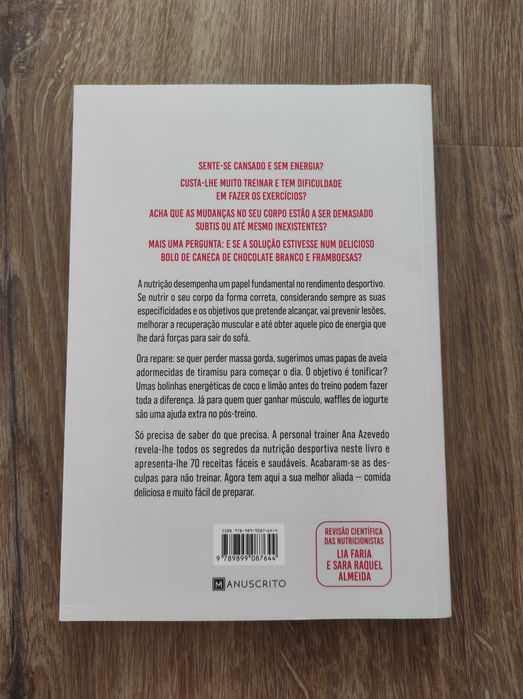 Livro Comer Para Treinar Melhor