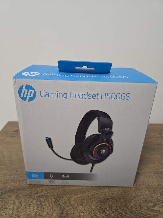 Słuchawki gamingowe HP H500GS nowe.