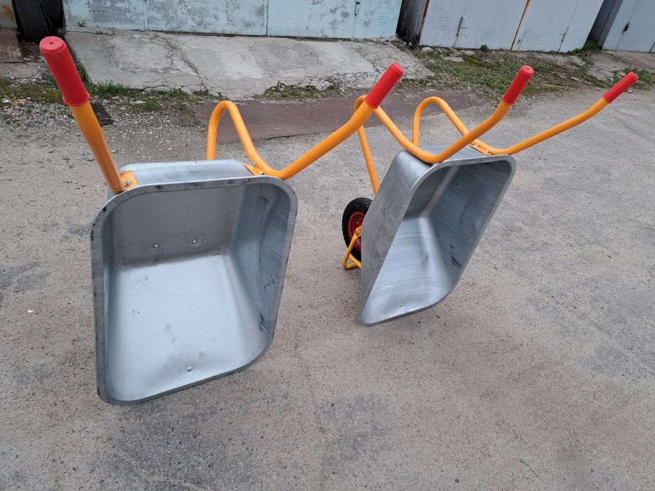 Тачка строительная Vitol-6. Крепкая садовая тачка (6404). Доставка.