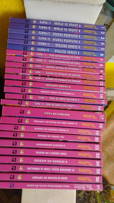 Livros colecção geronimo Stilton