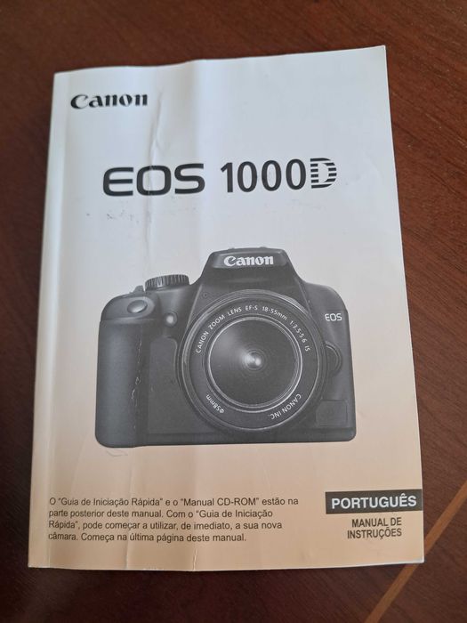 Máq. fotográfica Canon EOS 1000D
