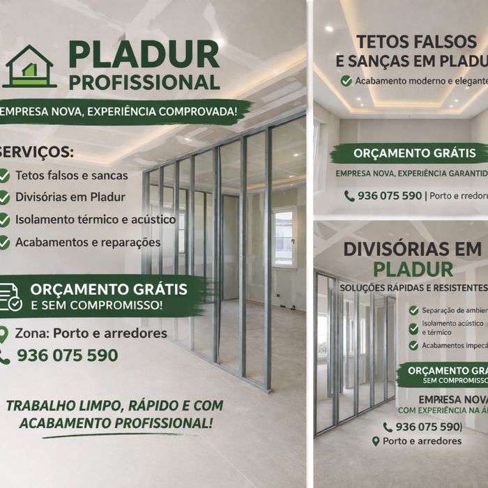 Pladur de Qualidade – Tetos, Divisórias e Acabamentos