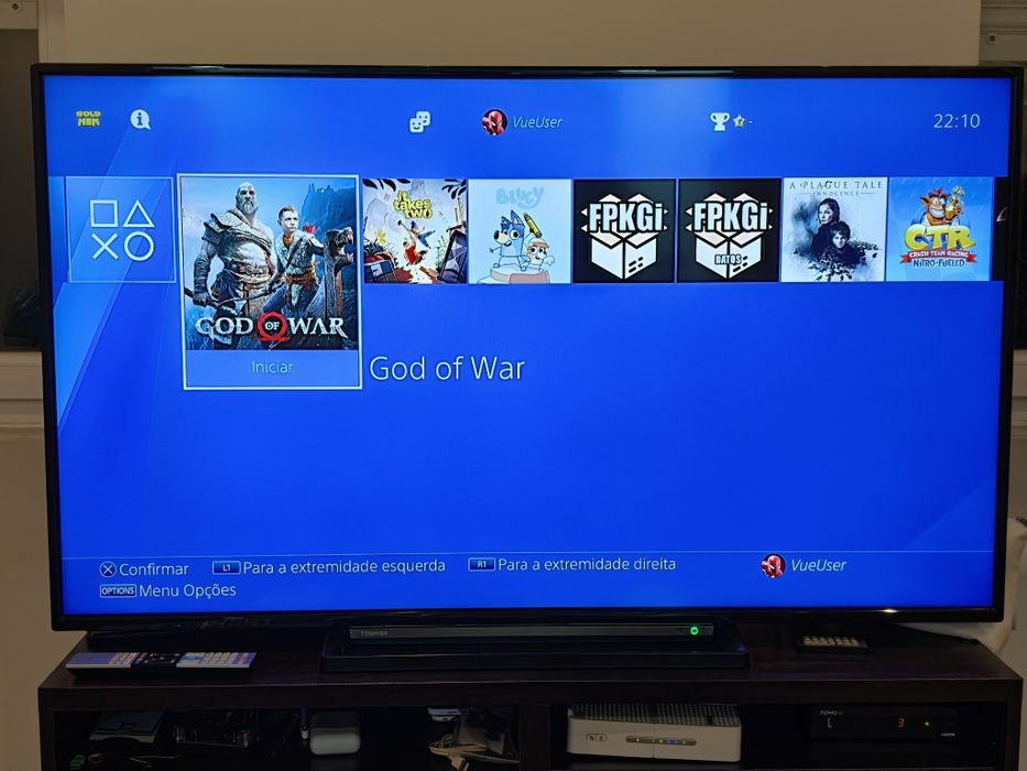 PS4 Pro  Desbloqueado CD Blu-Ray HenLoader 12.00 - 1 Comando