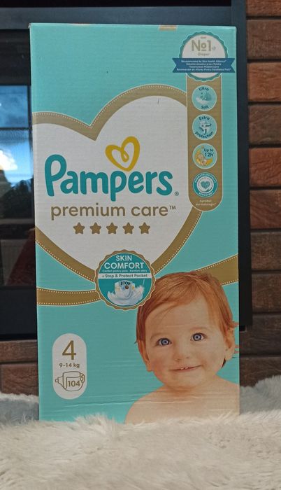 Pampers premium care 2, 3,4,5 розміри!
