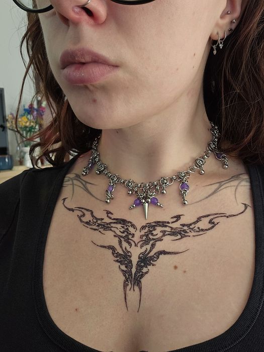 Naszyjnik z stali nierdzewnej stainless steel necklace wisior