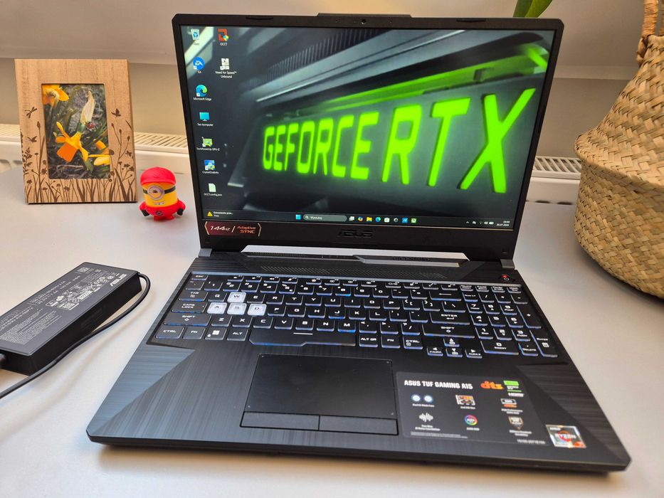 RTX 2050 asus TUF A15 RyZen 7 7435HS DDR5 16GB 144Hz laptop gamingowy Jak nowy !! 144Hz