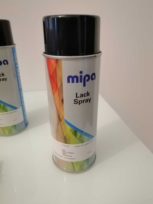 RAL 7047 RAL i 7035 Mat AKRYL, 2 lakiery Mipa Spray po 400 ml
