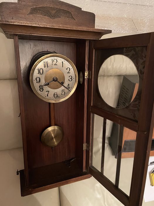 Zegar stary drewniany antyk vintage retro prl KIENZLE UHREN