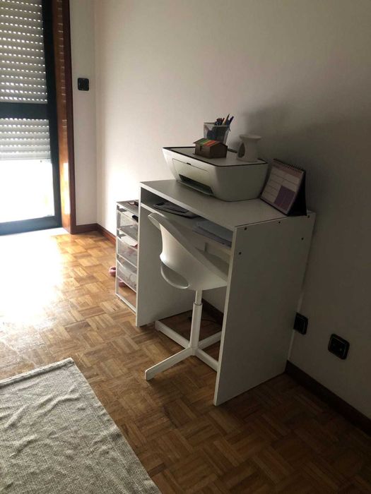 Kit Escritório Completo: Mesa + Cadeira Giratória + Impressora
