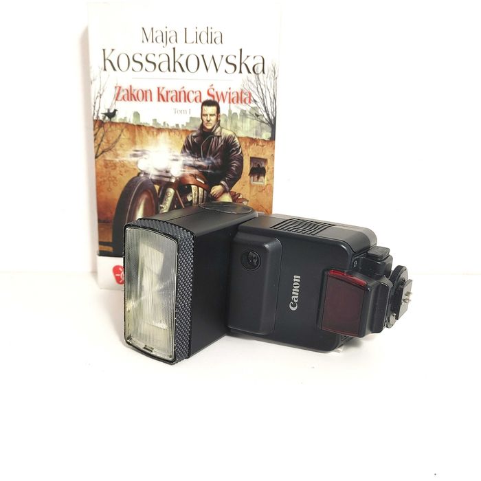 Canon Speedlite 430EZ. Lampa błyskowa. A TTL. Auto Zoom. Vintage