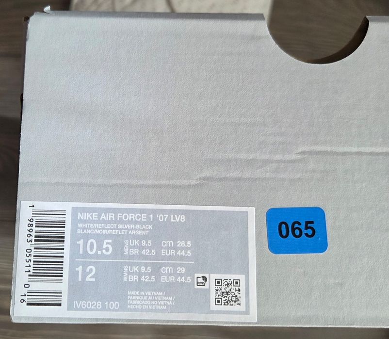 Nike Air Force 1 '07 LVB roz. 44,5