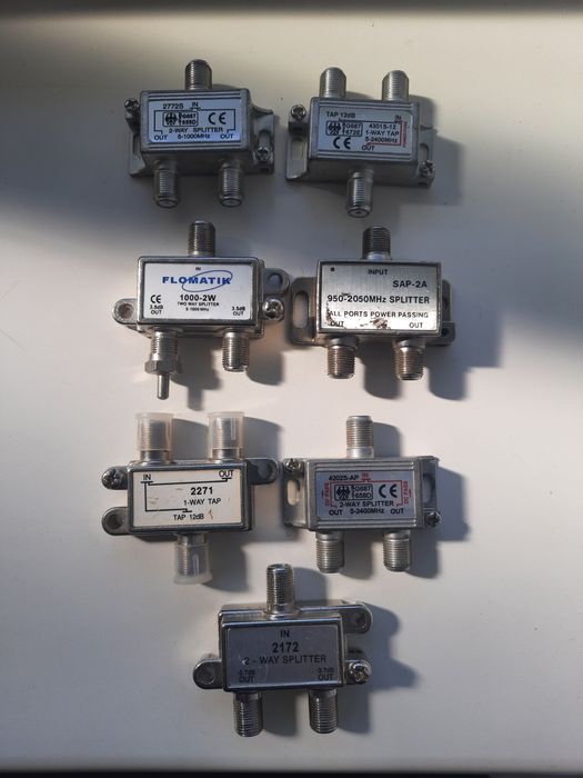 Разветвитель сплиттер телевизионный для тв антенн.