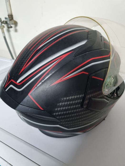 Capacete mota como novo