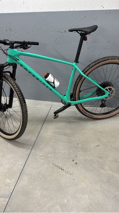 Bicicleta BTT CROSS COUNTRY ROCKRIDER RACE 740 Quadro em Carbono Verde Reba