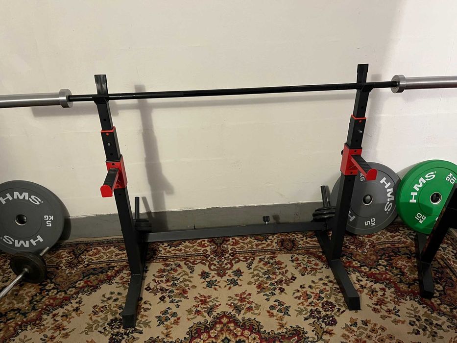Stojaki do sztangi z asekuracją