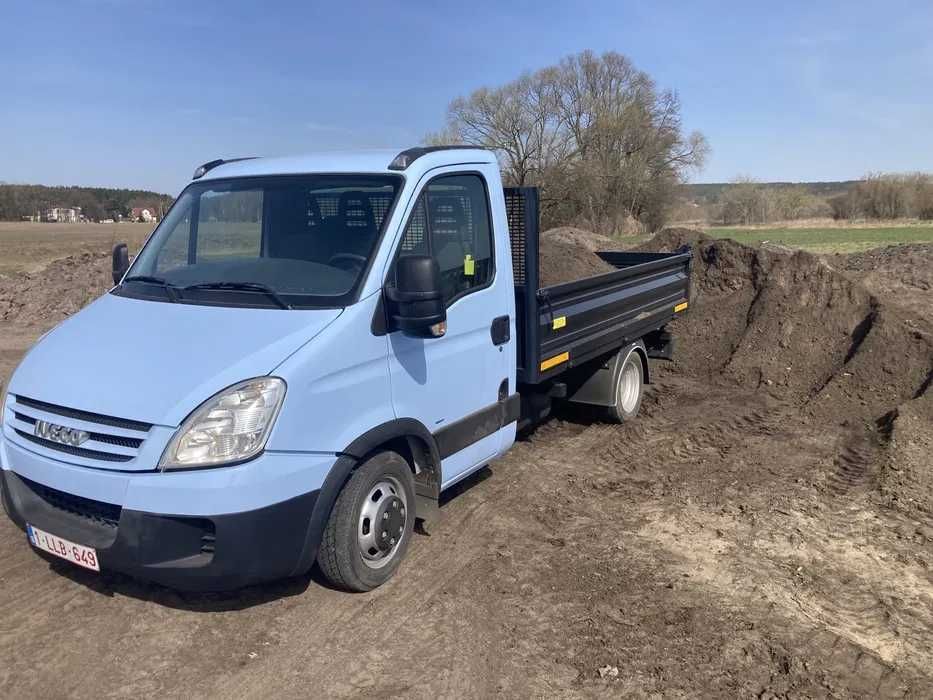 Usługi transportowe, wywrotka, piach, żwir, beton, drewno