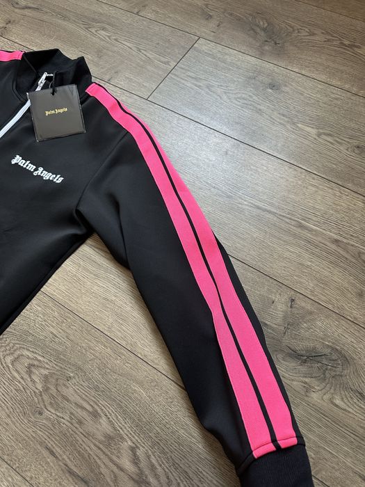 НОВА Кофта Palm Angels Black Pink | Зипка Пальм енджилс палм зіпка/світшот