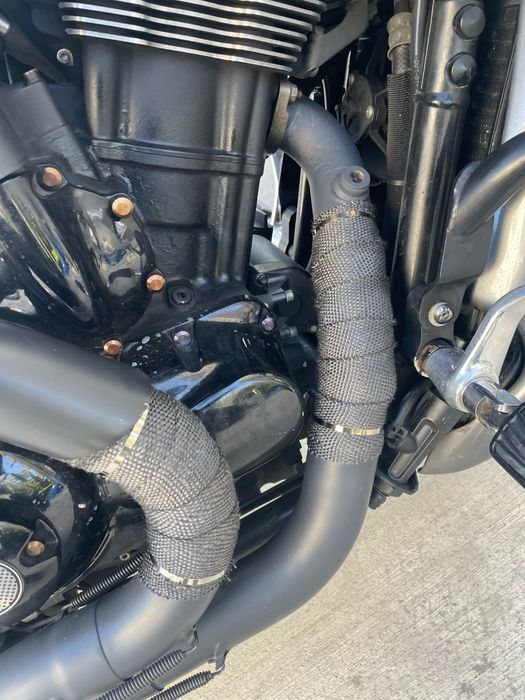 Термолента на выхлопную систему термобинт на коллектор глушитель