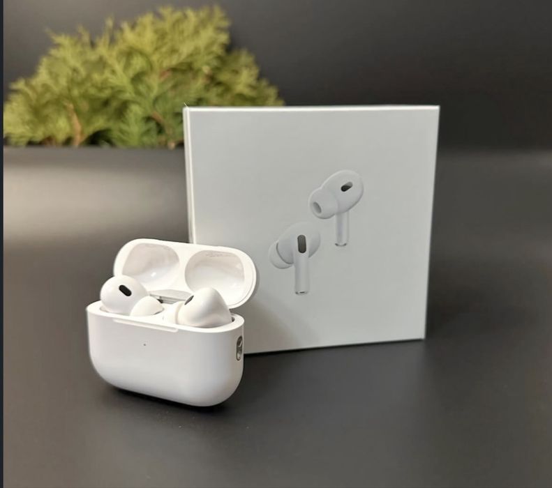 !! НОВІ !! ОРИГІНАЛ МІКРОФОН + ШУМОПОГЛИНАННЯ Apple Airpods 2 Pro ,lux  1:1 з оригінальним мікрофоном
