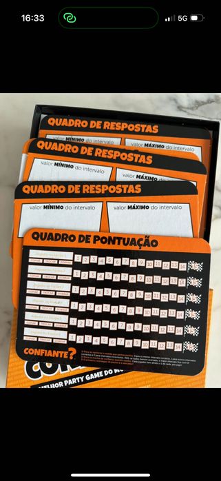 Jogo tabuleiro Confiante