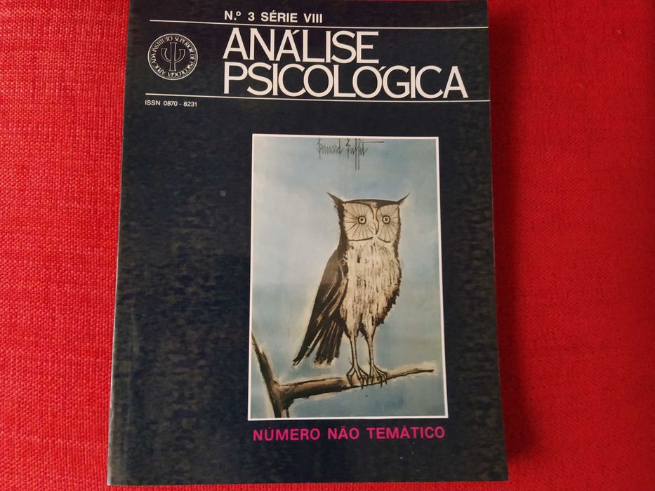Análise Psicológica nº3 Série VIII - Temas vários ver índice