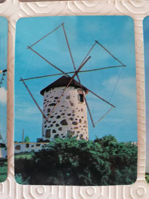 Conjunto de 6 calendários de moinhos, edição de 1985