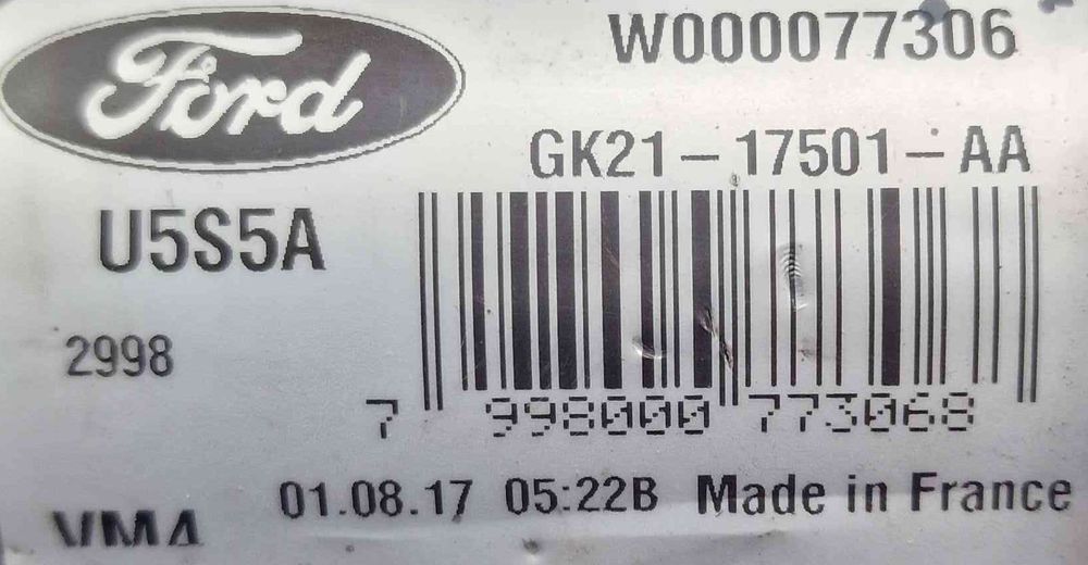 Motor Limpa Vidros Frente GK2117501AA - FORD TRANSIT V363 Caixa