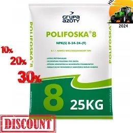 Азотне добриво Polifoska-8 Grupa Azoty 25KG