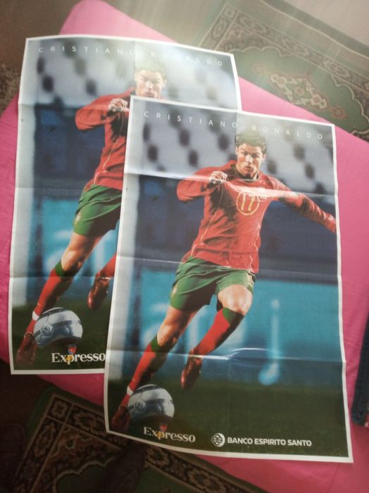2 Posters RONALDO (grandes) futebol