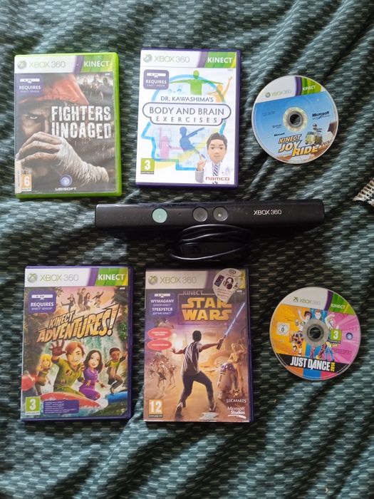 Kinect do xbox 360 z grami