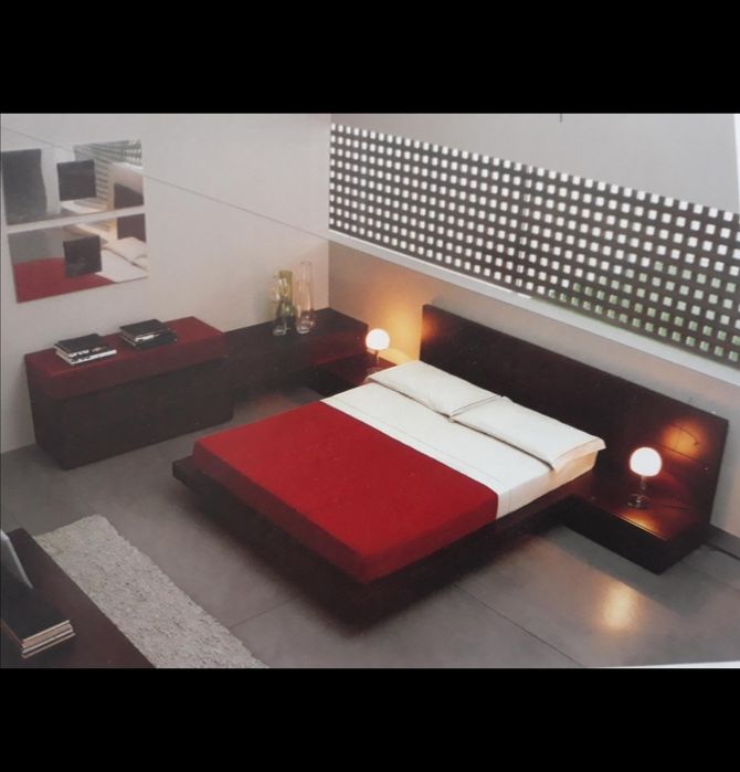 Quarto de casal em wengue