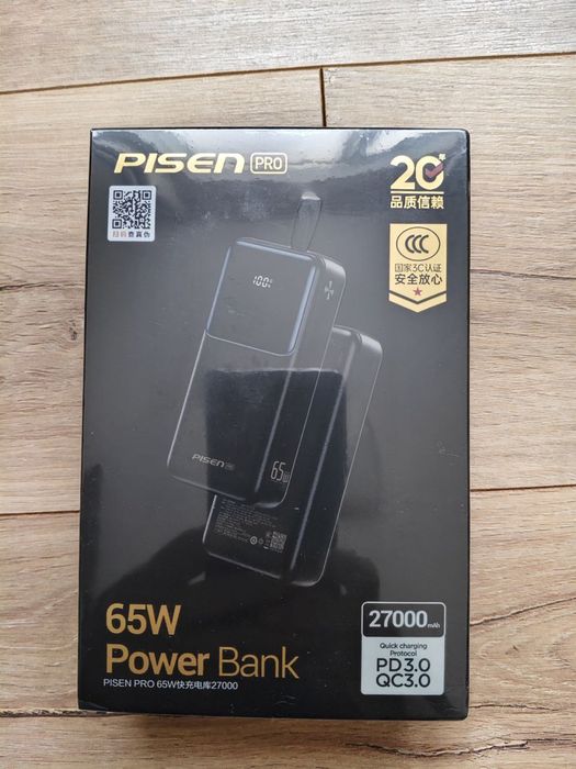 Павербанк pisen pro 65w 27000mAh.Ціна вказана без Олх доставки.