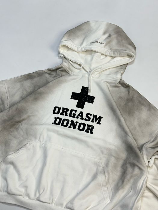 ORGASM DONOR Project G/R Grailz біла белое худи худі кофта черная M L