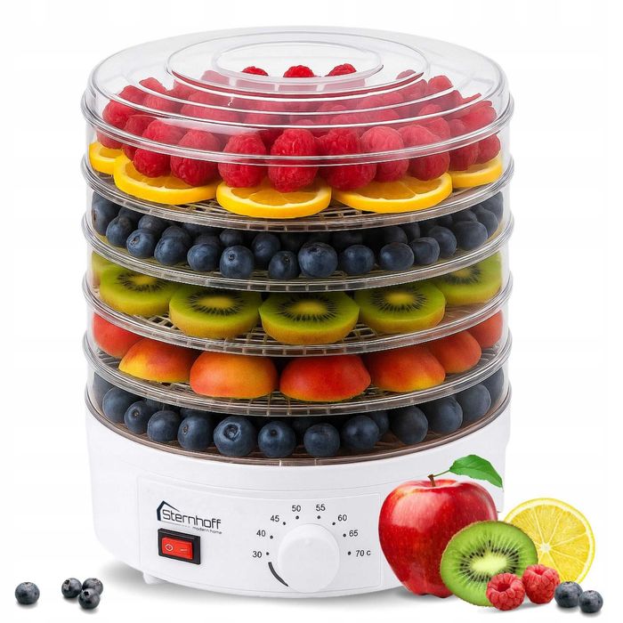 suszarka do grzybów owoców warzyw spożywcza 600w regulacja temperatur