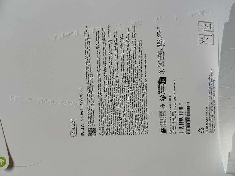 iPad Air 13 M3 2025 256GB