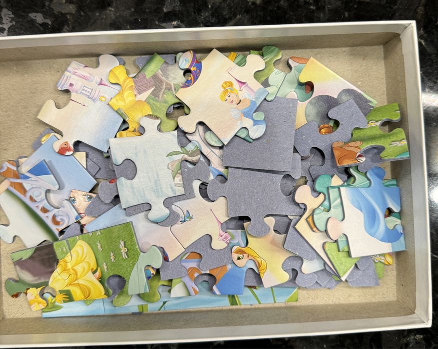 Trefl puzzle, disney princess, 4+, 60 деталей