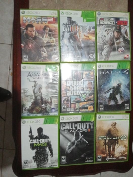 9 jogos xbox 360