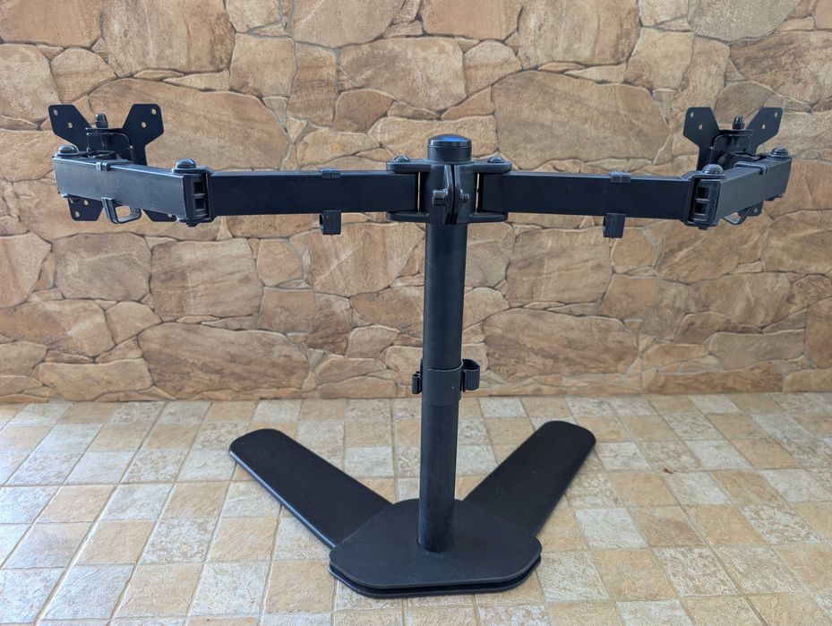 Vendo suporte duplo de ecrã usado em bom estado64552287074561122