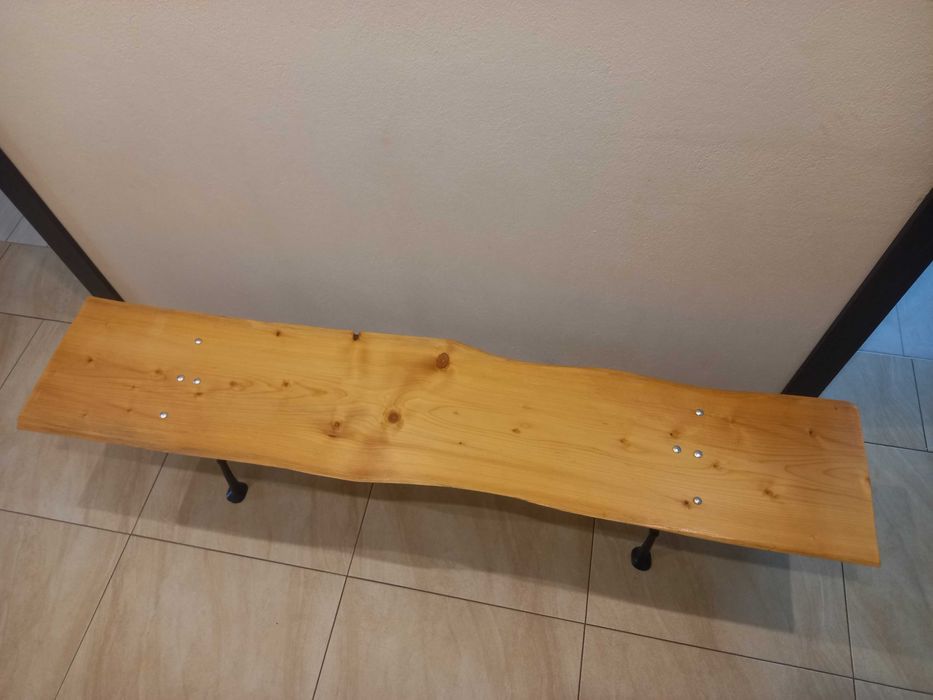 Ławka drewniana ogrodowa - nowa szerokość 130 cm