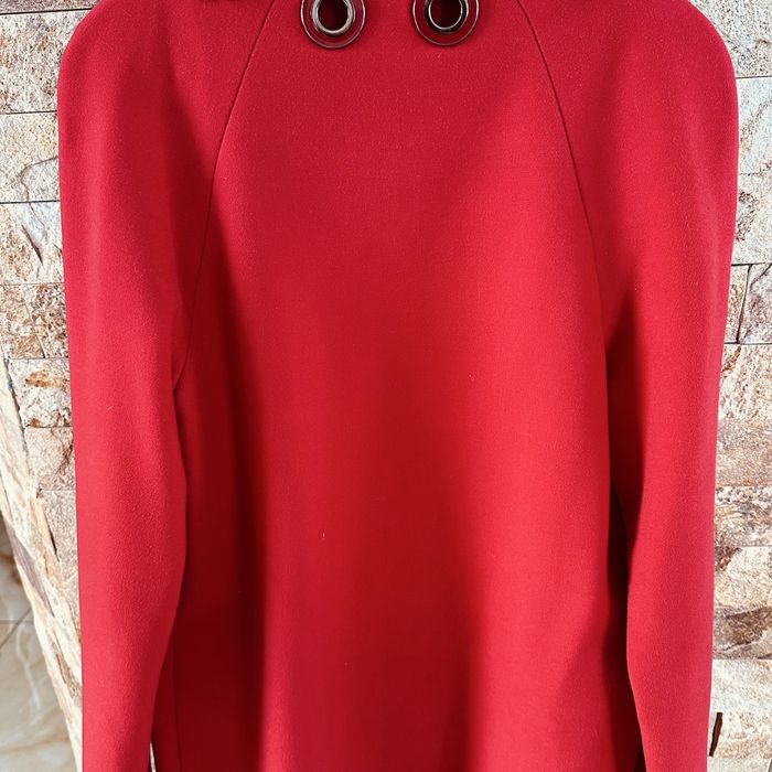 Пальто жіноче , червоне , осінь