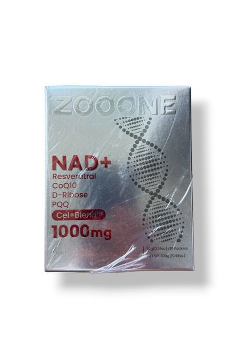 2 opakowaniaNAD+ 1000mg Liquid Packets - Zaawansowany booster NAD nikotynamidu premium