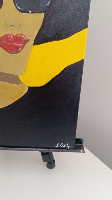 Obraz akrylowy "Red Lips & Sun"