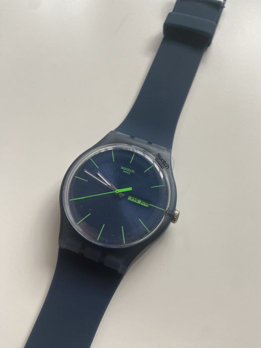 Relogio swatch azul