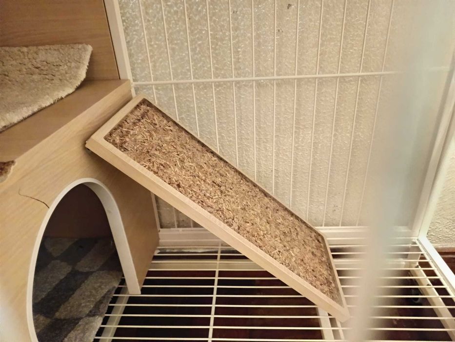 Coelheira de Madeira, Aço e PVC 78x52,5x76,5cm PAWHUT