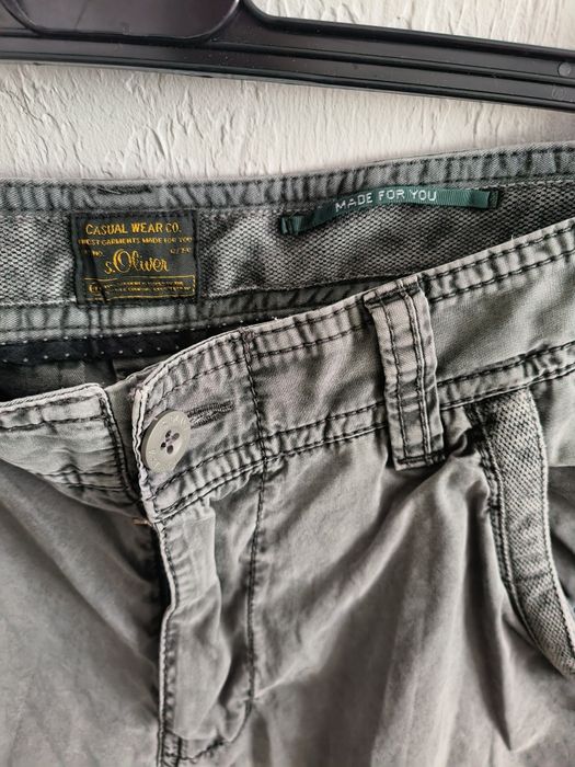 Męskie spodenki Bojówki s.Oliver File Comfort  W31