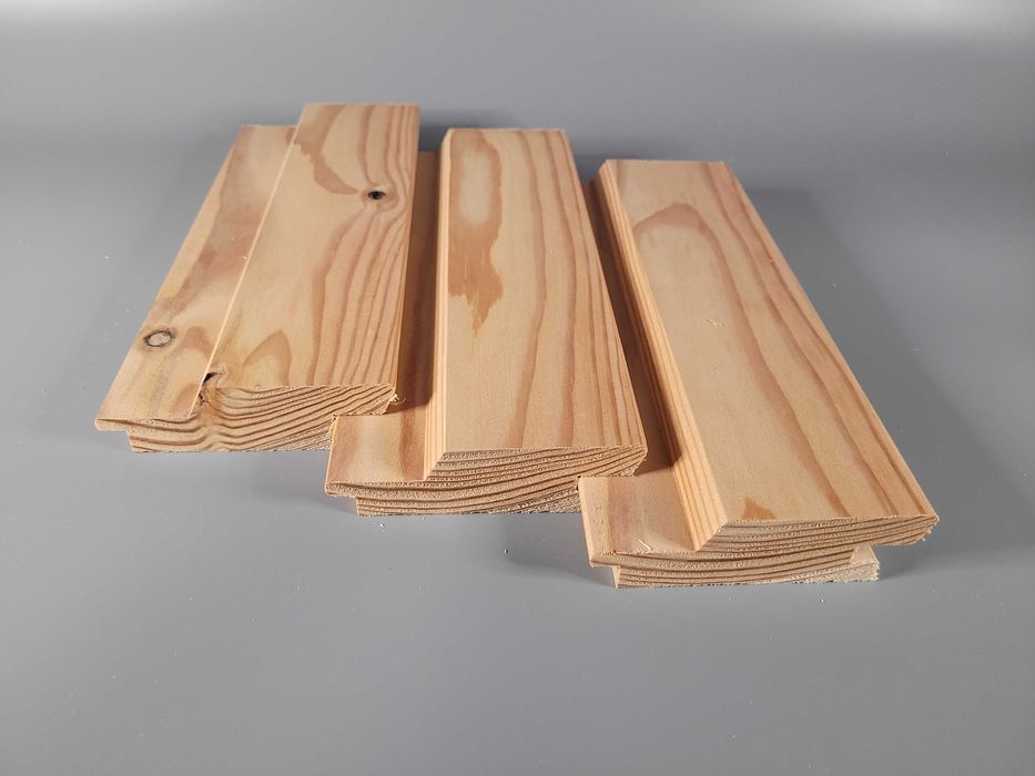 Deska elewacyjna modrzew europejski romb, rhombo 28mm 85mm ŚLĄSK