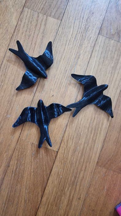 Conjunto de 3 andorinhas da sorte