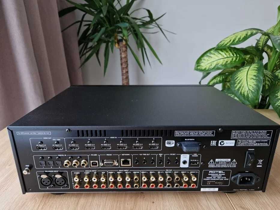Rotel RSP-1576 - Processador AV 4K Dolby Atmos/DTS-X