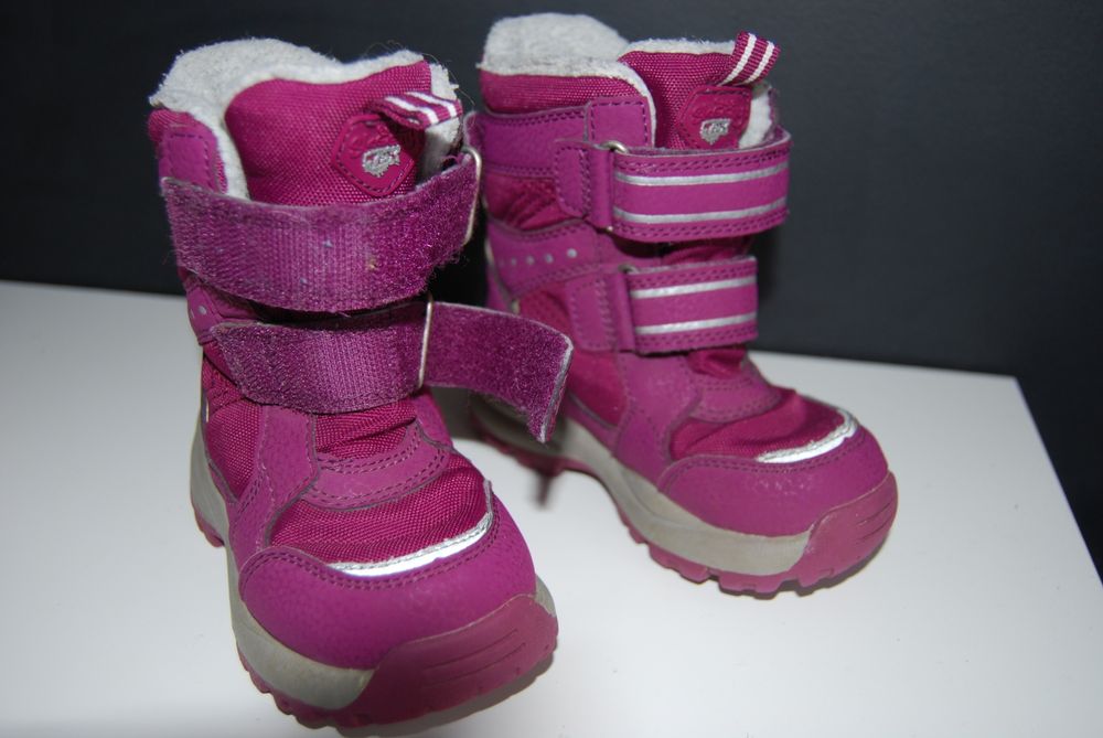 Kozaki śniegowce 23 dł wkładki 14 cm