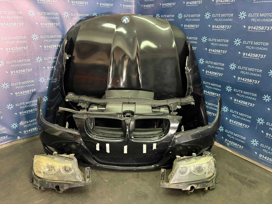 Frente completa usada BMW SERIE 3 E90 E91 LCI 320D capot parachoques guardalamas radiador oticas